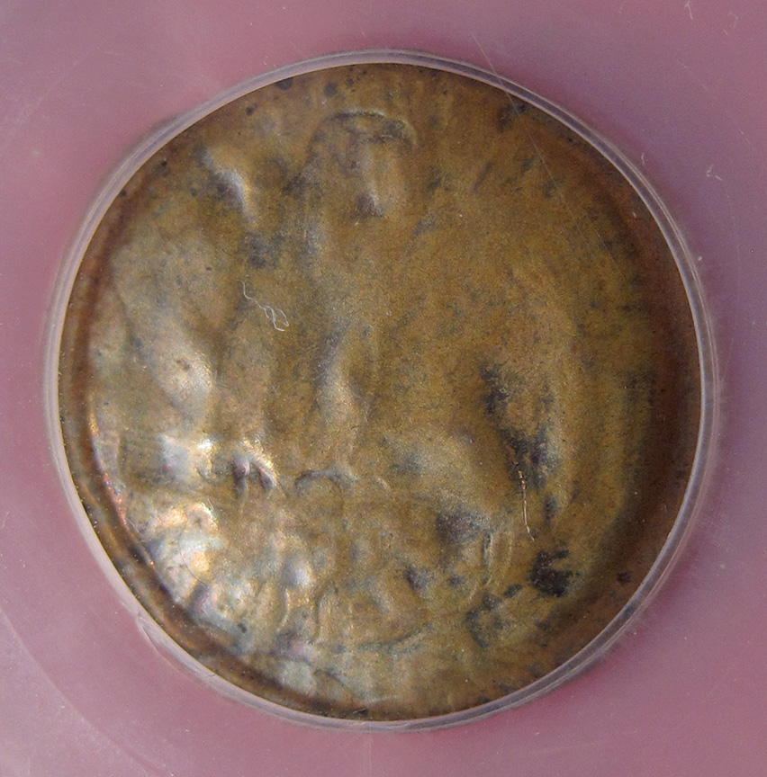 No-Date-Denver-Washington-Quarter-Mint-Error---Capped-Die-Struck-On-Cent-Planchet---Help!