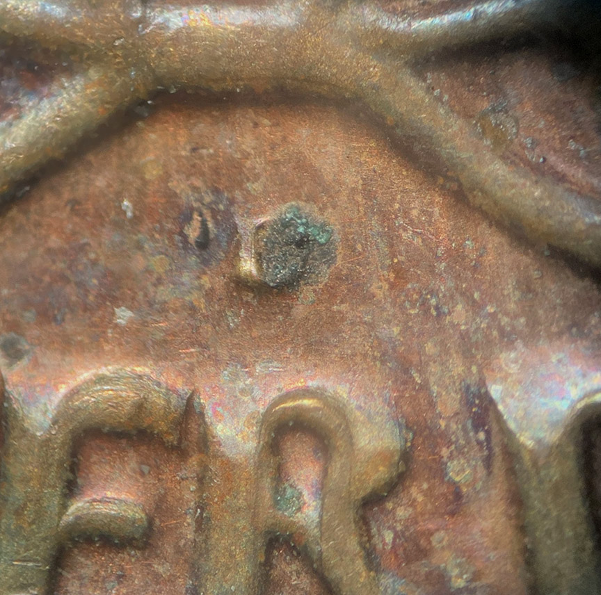 No-Date-Denver-Washington-Quarter-Mint-Error---Capped-Die-Struck-On-Cent-Planchet---Help!