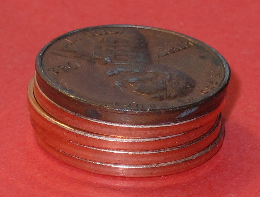 1982-Lincoln-Memorial-Cent-Mint-Error---Flip-Over-Double-Strike-Or-Fake?