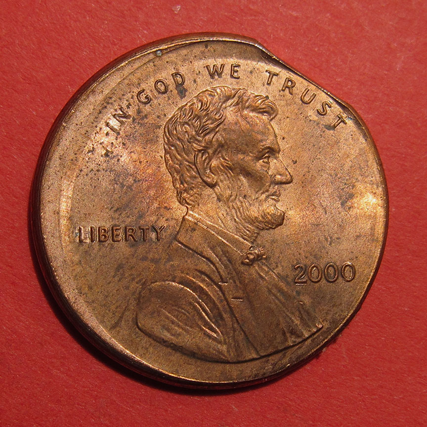 2000-Lincoln-Memorial-Cent-Mint-Error---Uncentered-Broad-Strike---External-Chain-Strike