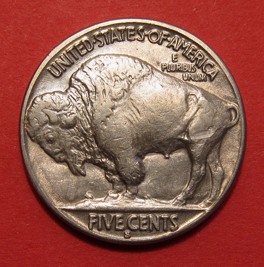 1929-S-Buffalo-Nickel---Raised-Marks---Clash?