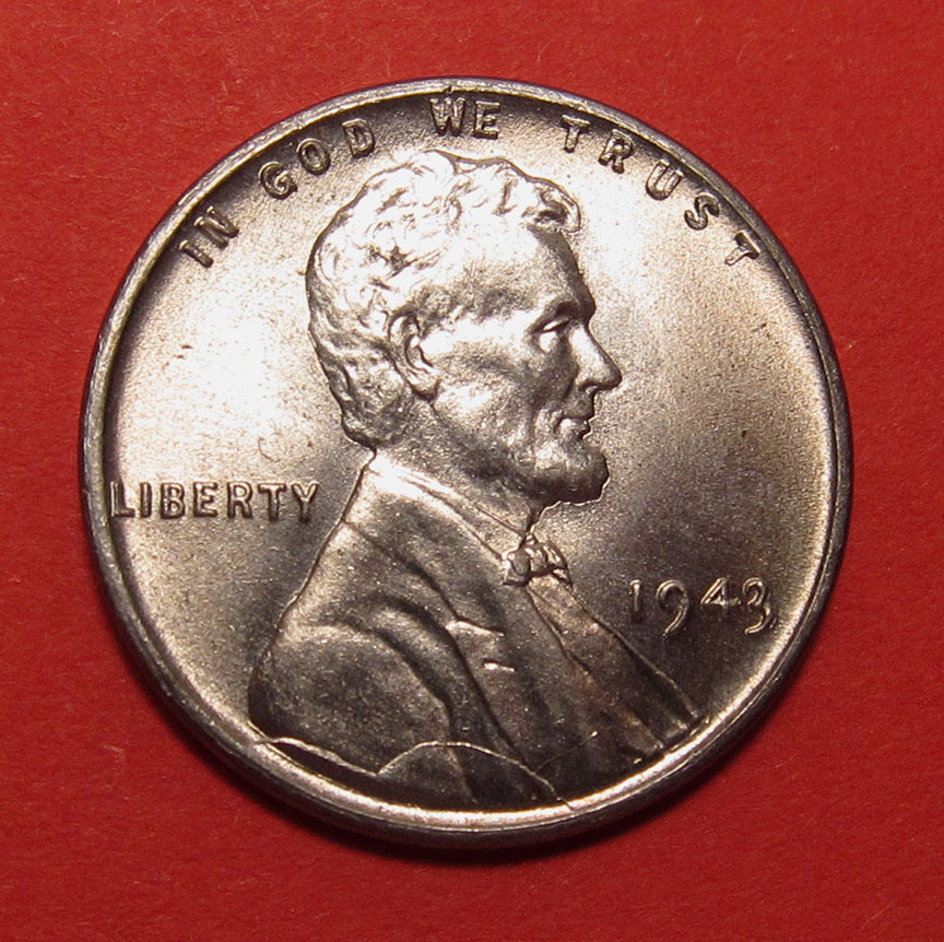 1943-Lincoln-Wheat-Cent-Mint-Error---Obverse-Pre-CudS