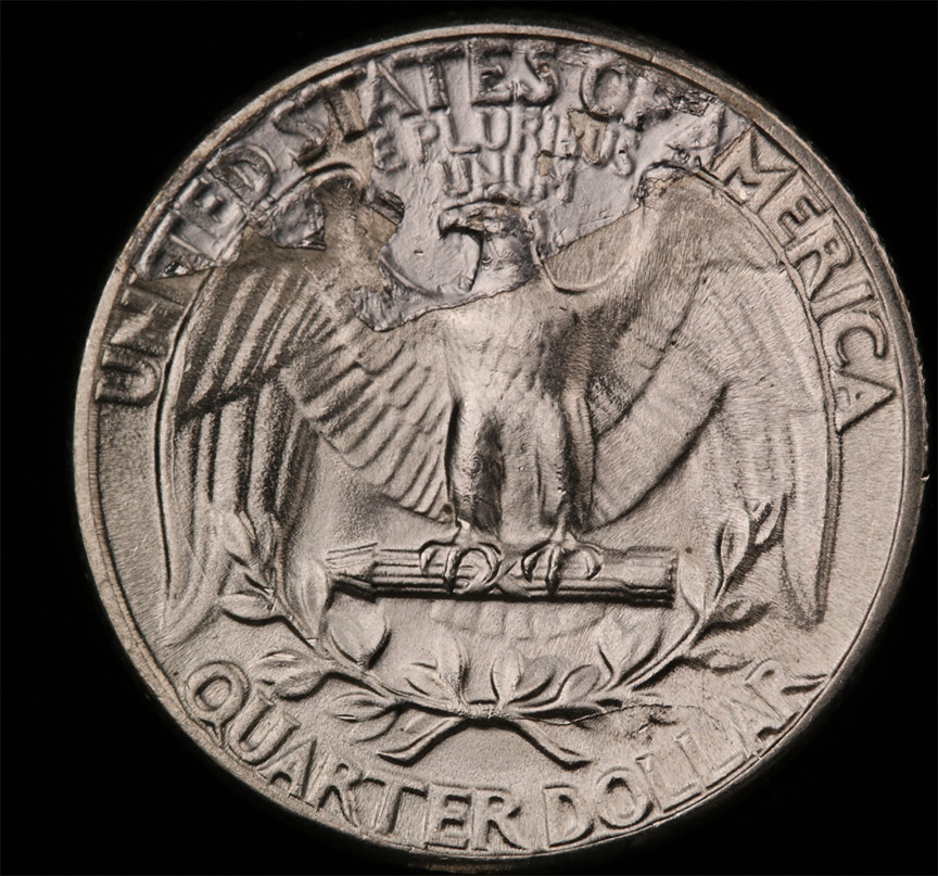 1948-Washington-Quarter-Mint-Error---Struck-Through-Retained-Metal
