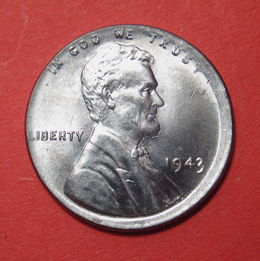 1943-Lincoln-Wheat-Cent-Mint-Error---Broadstruck-Or-Off-Center?