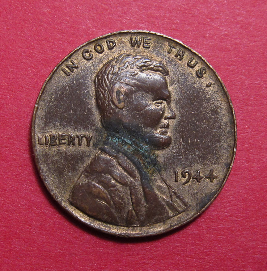 1944-Lincoln-Wheat-Cent---Funny-Money