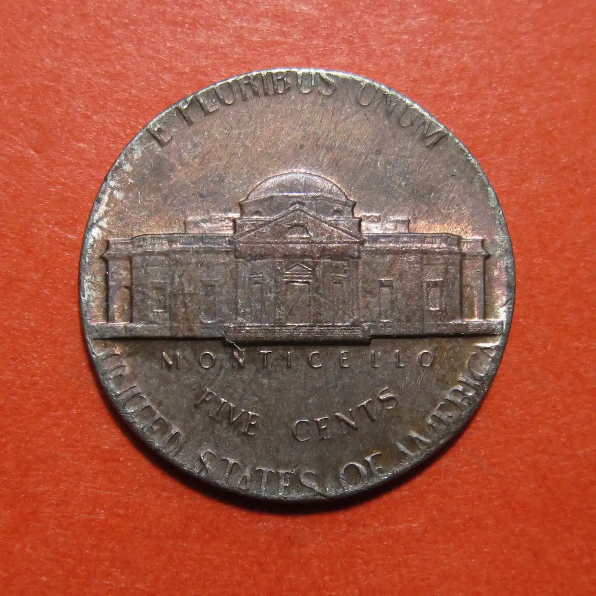 1980-P-Jefferson-Nickel-Mint-Error---Struck-On-One-Cent-Planchet