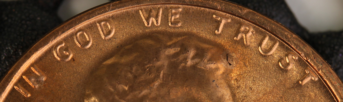 1972-P-Lincoln-Cent-With-Bar-Running-Through-R-In-Trust