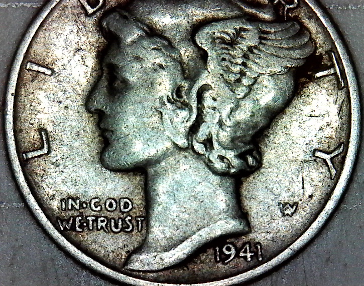 1941-Mercury-Dime-#1---Grade?