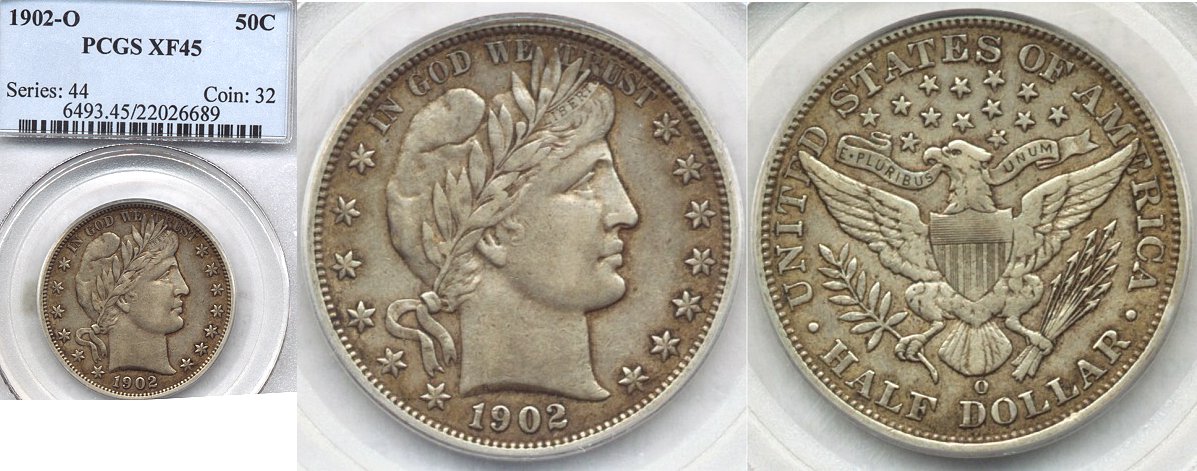 Barber-Half-For-The-Weekend:-1902-O-PCGS