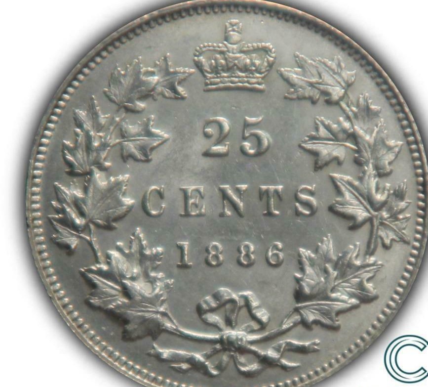 1886-25-Cent-For-Grading