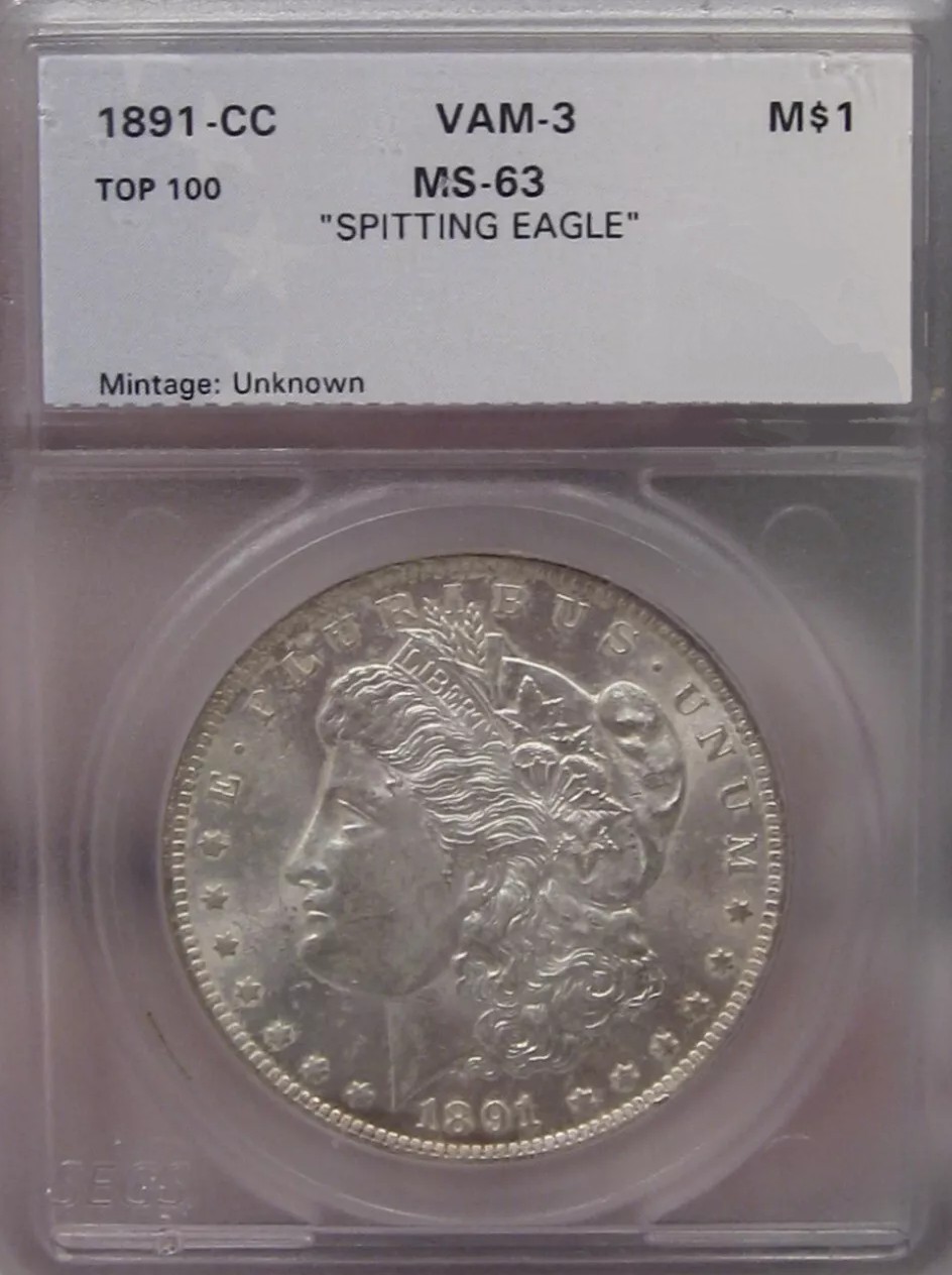 1891-CC-VAM-3-Morgan-Silver-Dollar