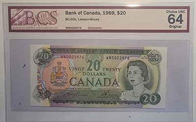 Poll-2---1969-$20-S/N-Wn:-Comparing-TPG-Grading-With-Recent-Examples
