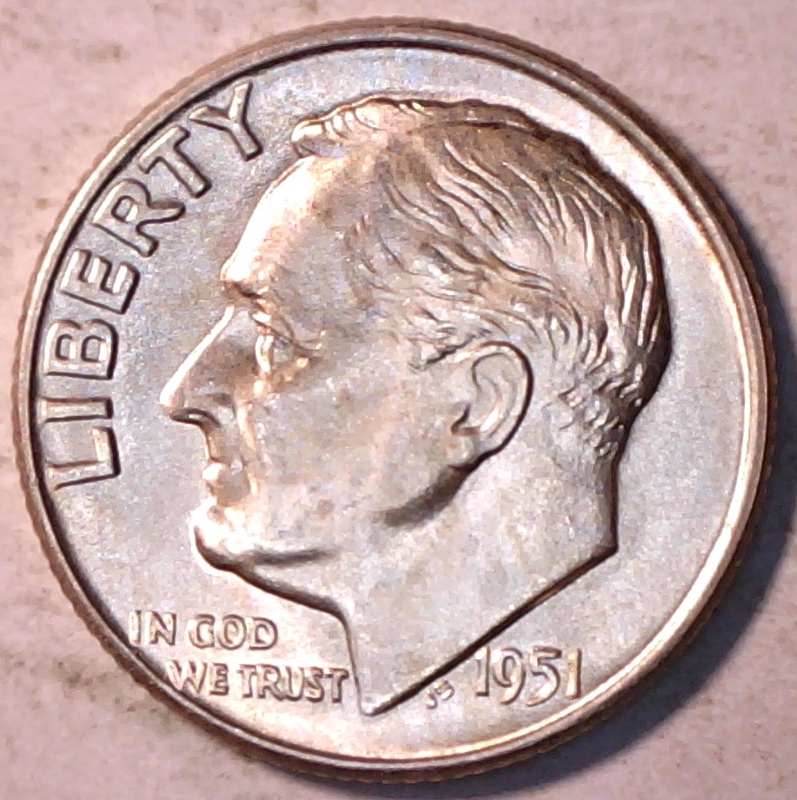 1951-D-Roosevelt-Dime-FS-501