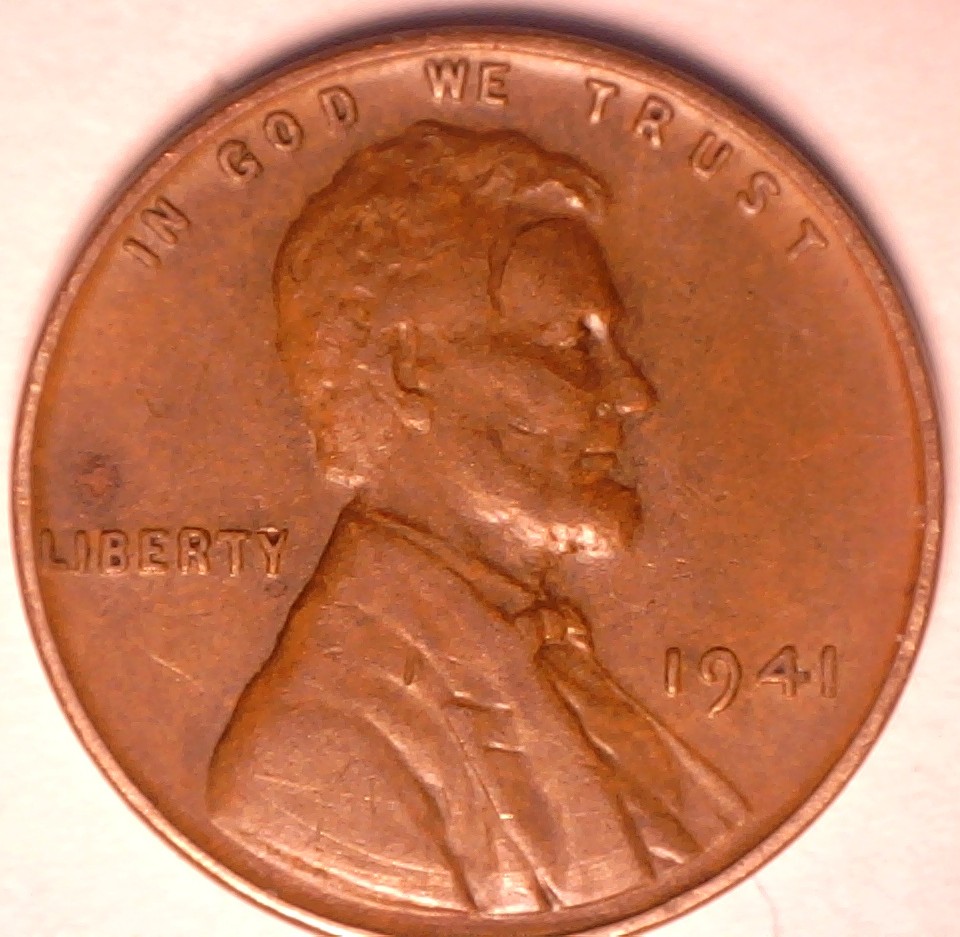 1941-Lincoln-Cent-Struck-Through
