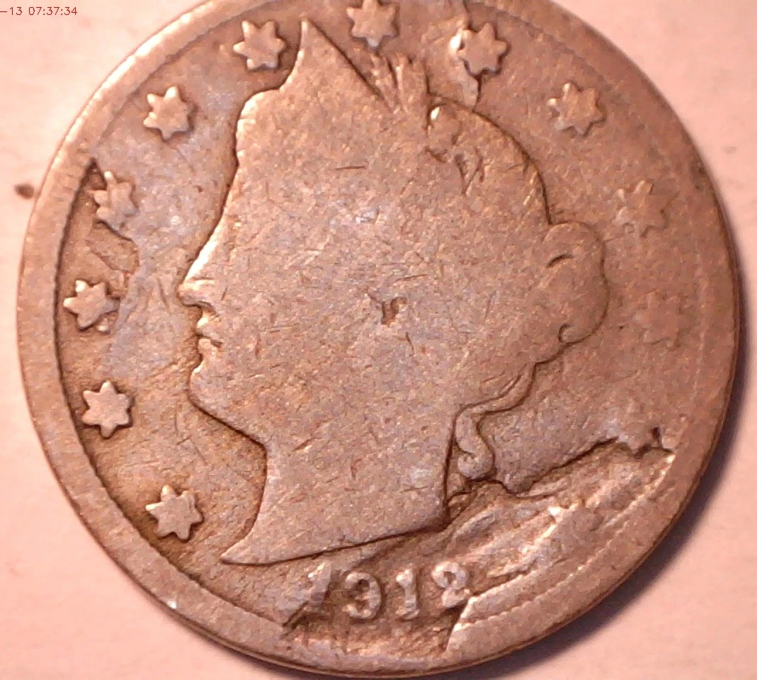 1912-V-Nickel-Lamination