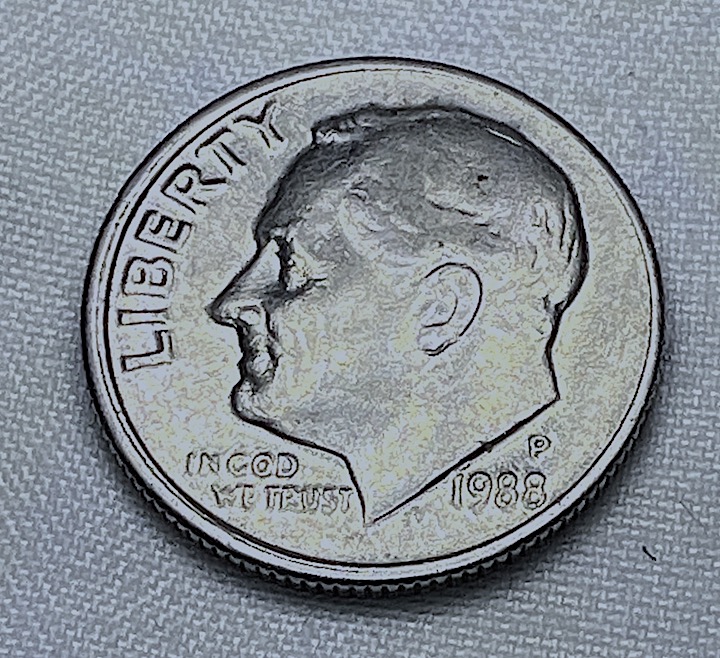 1988-P-Dime,-Machine-Doubling-Or-DDO?