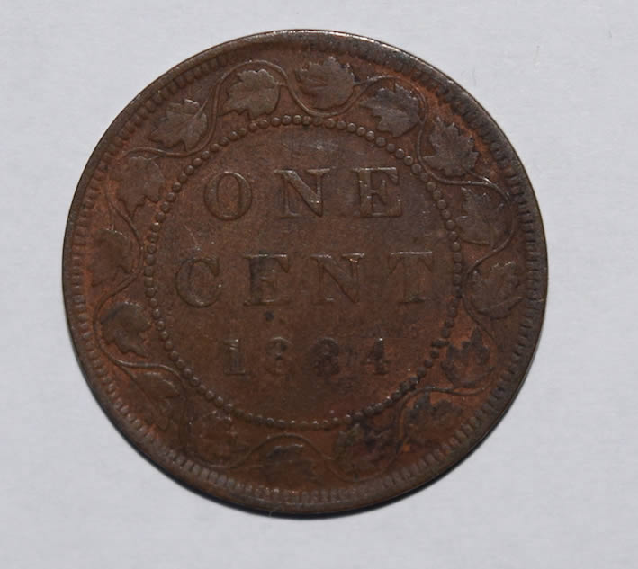 1884-Penny-Grade-And-Obverse
