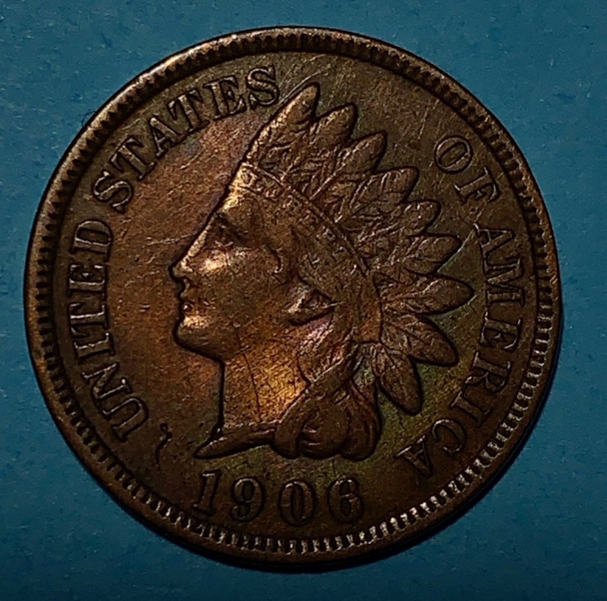 1906-Indian-Head-Toned-Specimen-For-Grading