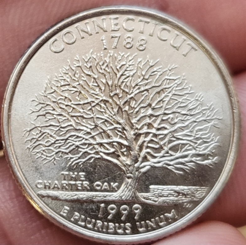 1999-Connecticut-Quarter--Is-The-Letters-Abnormal