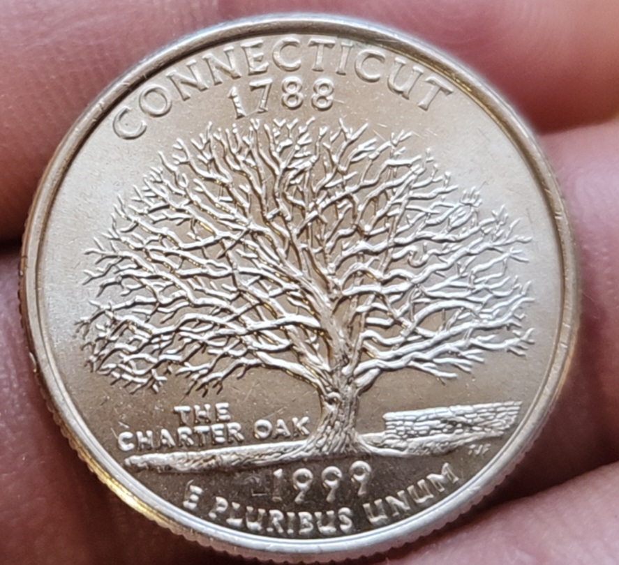 1999-Connecticut-Quarter--Is-The-Letters-Abnormal