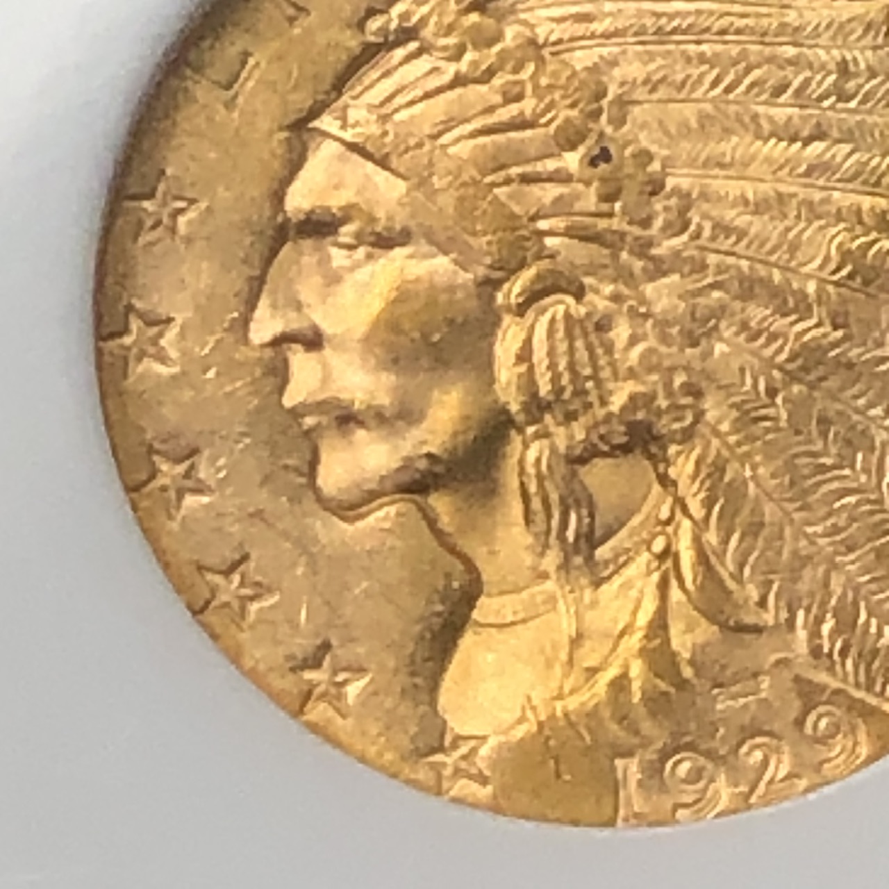 1929-$2.50-Gold-Quarter-Eagle;-Is-This-A-MS-63?