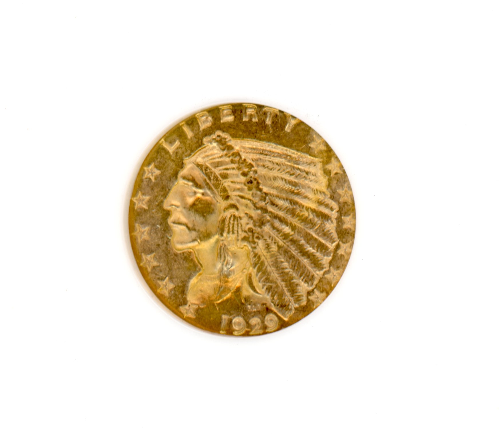 1929-$2.50-Gold-Quarter-Eagle;-Is-This-A-MS-63?