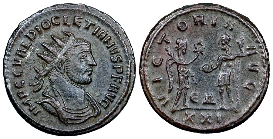 Several-Sole-Reign-Diocletian-Coins