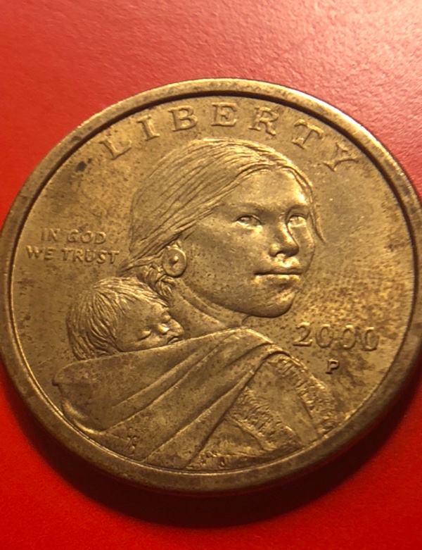 2000-P-Sacagawea-Dollar-Coin:-Is-This-Cheerios?
