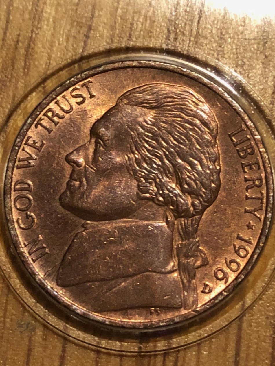 1996-D-Jefferson-Nickel-Improperly-Annealed-Planchet-Sintered?