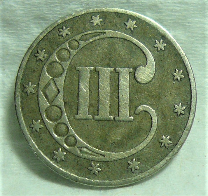 1852-Silver-3-Cent---Possible-XF-Grade---Need-Opinions-On-This-One!