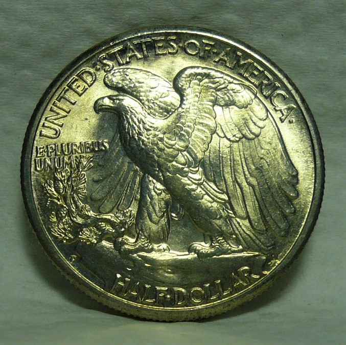 1945-D-Walking-Liberty-Half-Dollar-Lightly-Toned---Thoughts-On-Grading---Thank-You!