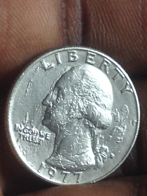 Rear-Error-1977-D--DD-Washington-Quarter-Nice-For-Collection