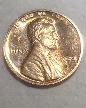 Super-Mint-Condition-1974-S-And-1964-Lincoln-Penny's