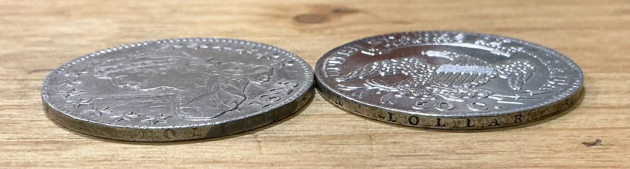 Auction-Lot-Described-As-Copy-Of-Capped-Bust-Half,-But-It's-Very-Similar-To-A-Genuine-Detecting-Find