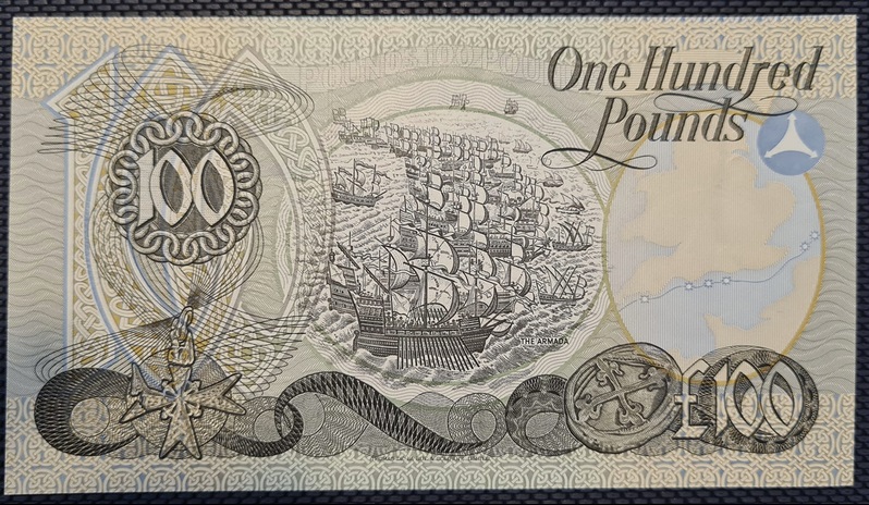 Allied-Irish-Banks-Limited-100-Pounds-Without-Year/Serialnumber
