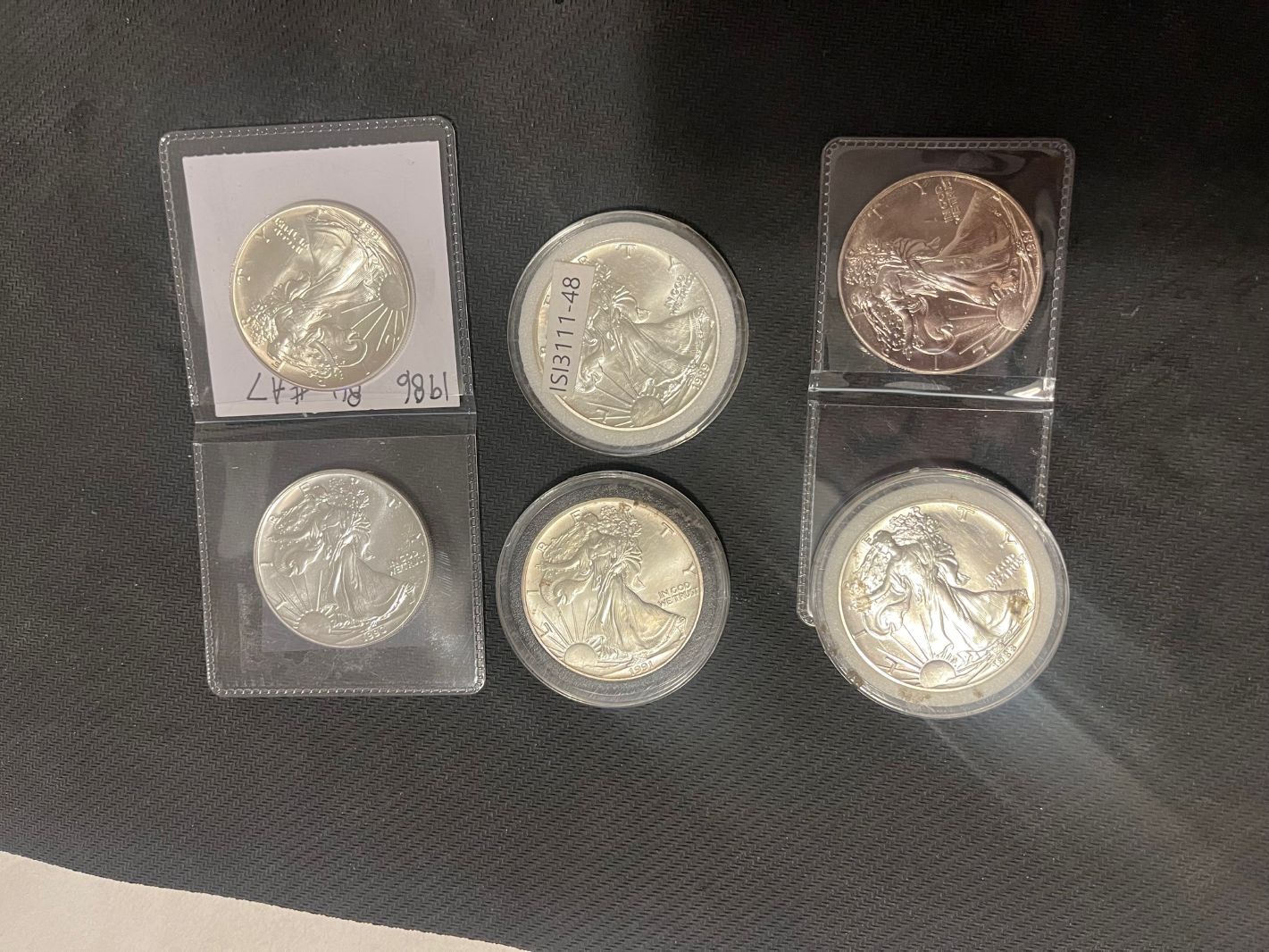 Question-For-Selling-Lot-Of-ASE's-1986-1991-1987-W/-Rose-Toning
