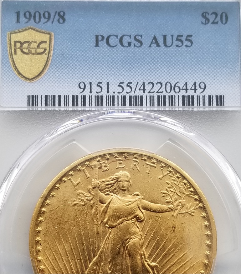 1909/08-Double-Eagle---PCGS-Graded-As?