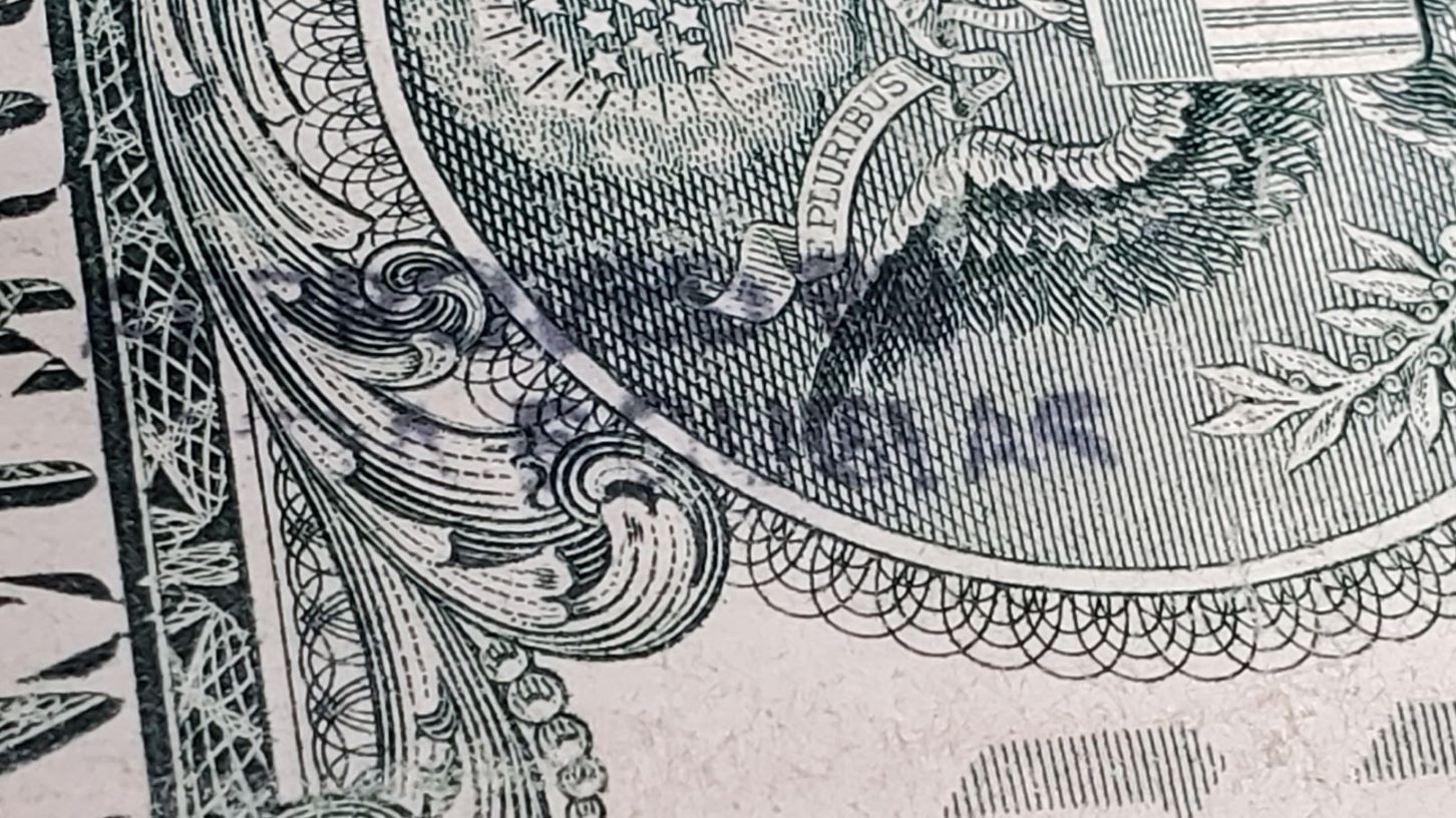 Series-2009-Dollar-Note-With-Treasury/Bank-Stamp?