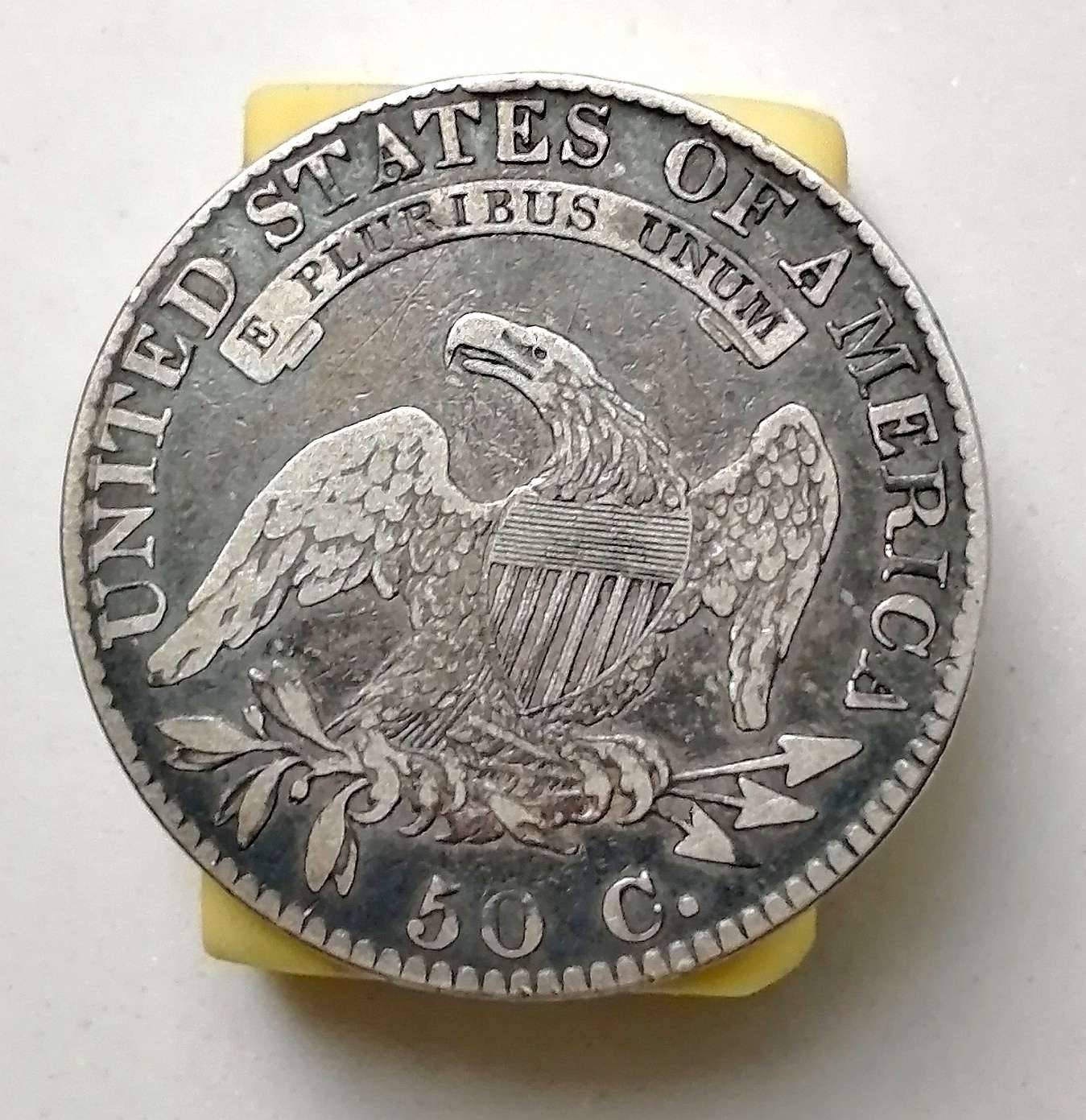 1821-Capped-Bust-Half-Dollar-And-Why-People-Engraved-Letters-On-Silver-Coins?