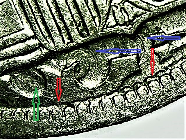 1957-Spanish-5-Pesetas-Vertically-Misaligned-Tilted?-Die-Clash?