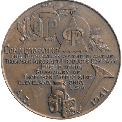 Commems-Collection-Medals:-1921-Cleveland,-OH-Founding-125th-Anniversary