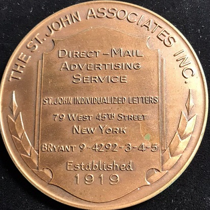 The-St.-John-Associates-Inc.-1919-Medal