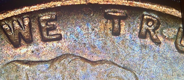 1960-D-Lincoln-Penny�bie-Chip-&-Possible-Obverse-Die-Clashing