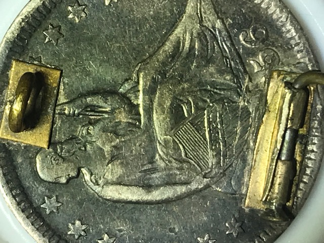 1856-Seated-Quarter-Love-Token-VF-New-Info-&-Pics