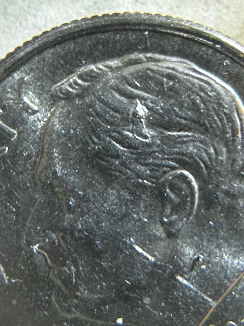 2020-P-Roosevelt-Dime-With-Die-Chip-No-2-Alike-But-Close