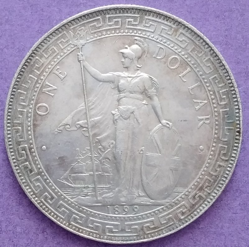 A-British-Far-East-Trade-Dollar-1899--Smaller-Planchet-And-Different-Die