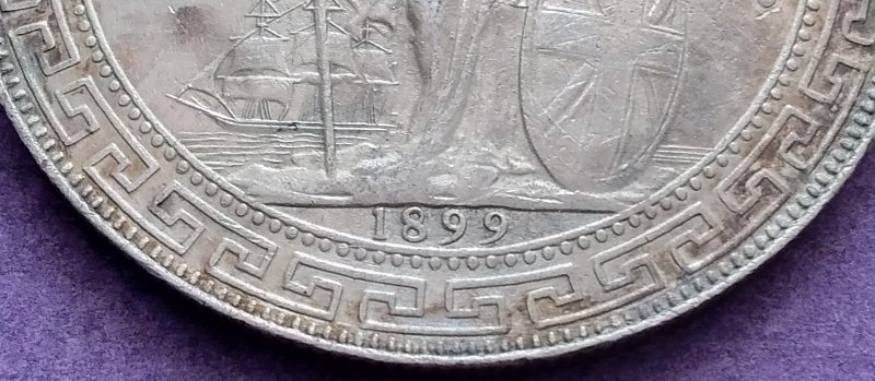 A-British-Far-East-Trade-Dollar-1899--Smaller-Planchet-And-Different-Die