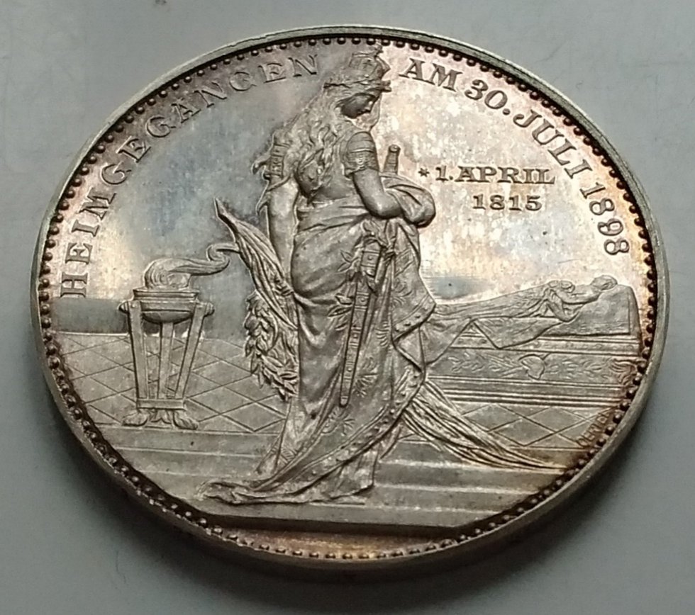 Coins-From-The-German-Empire-With-Bismarck-On-Them