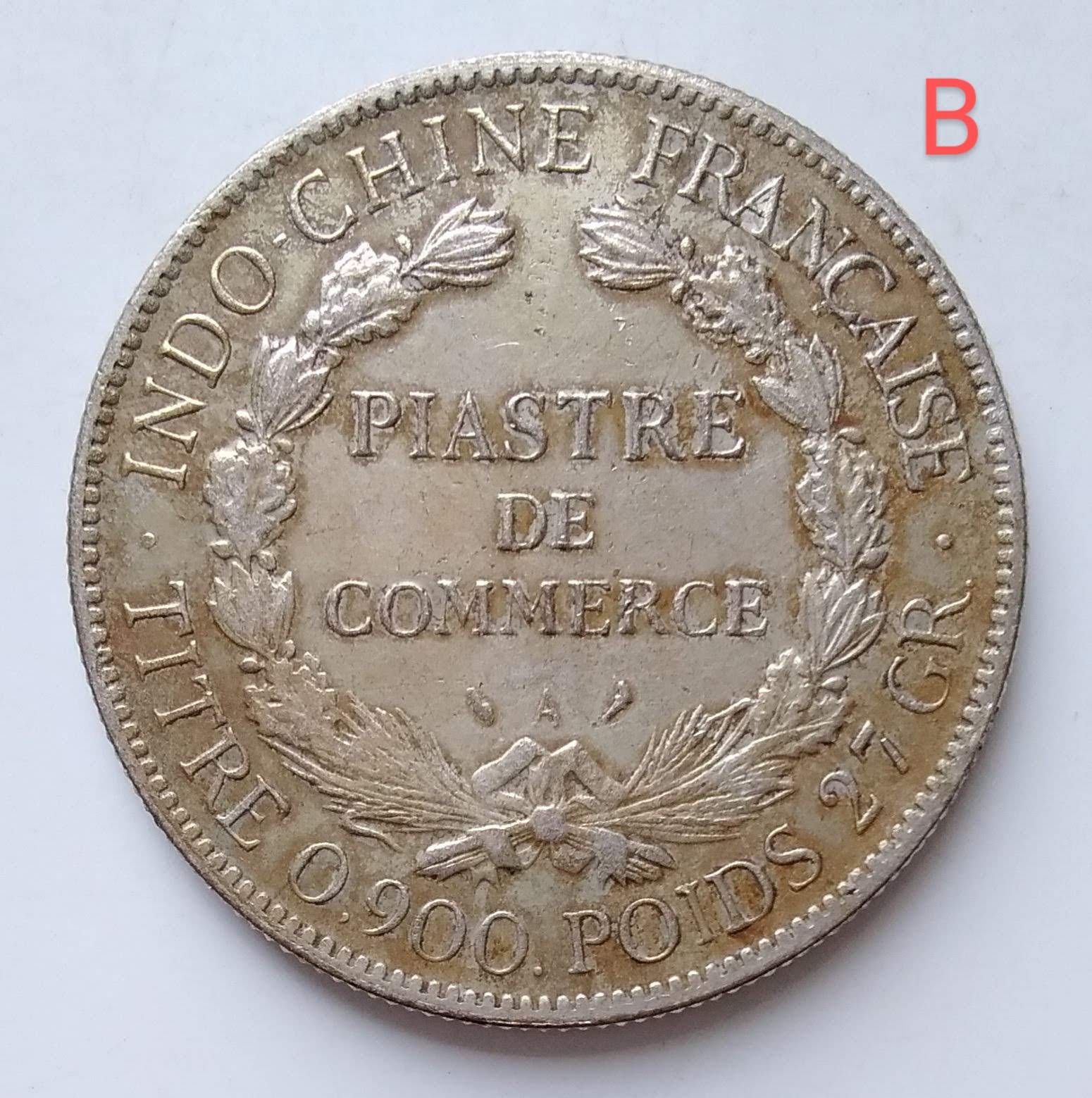 1909-French-Indo-China-Piastre.-Probably-A-Contemporary-Fake-Or-Was-It-A-Fraud-From-The-Mint?