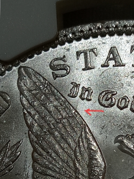 1889-O--Morgan-Dollar-Clashed-Reverse-+-Obverse---Help-With-VAM